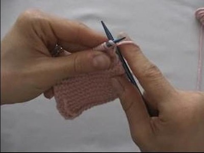 Basic Knitting Tips & Techniques : How to Make a Purl Stitch in Knitting