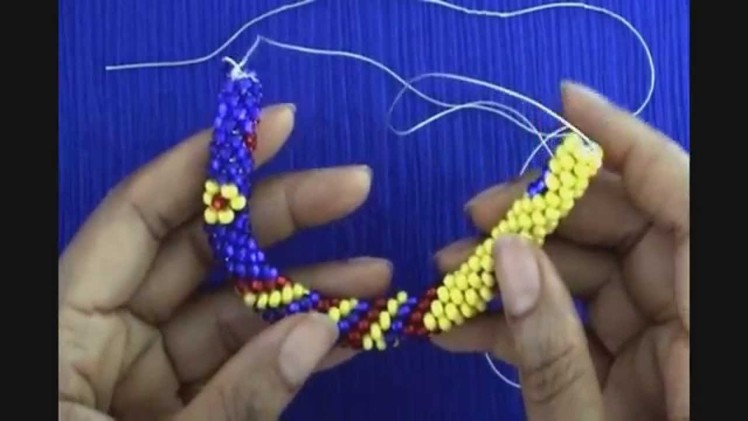 Bead Crochet | How To Secure Thread Tails