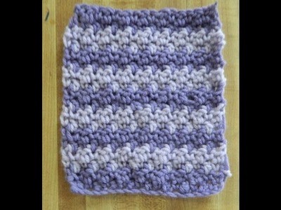 Beginner Crochet Alternate Seed Stitch Pattern