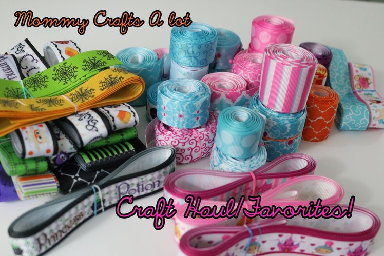 Craft Haul.Favorites (Sharing ribbon, bottlecaps, cameos and a NEW channel!)