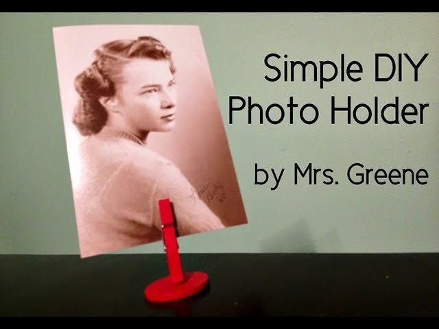 Craft Lightning: Make a Simple DIY Photo Holder (in 15 minutes or less!)