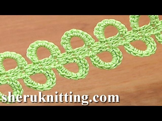 Crochet Ribbon Big Chain Spaces Tutorial 42