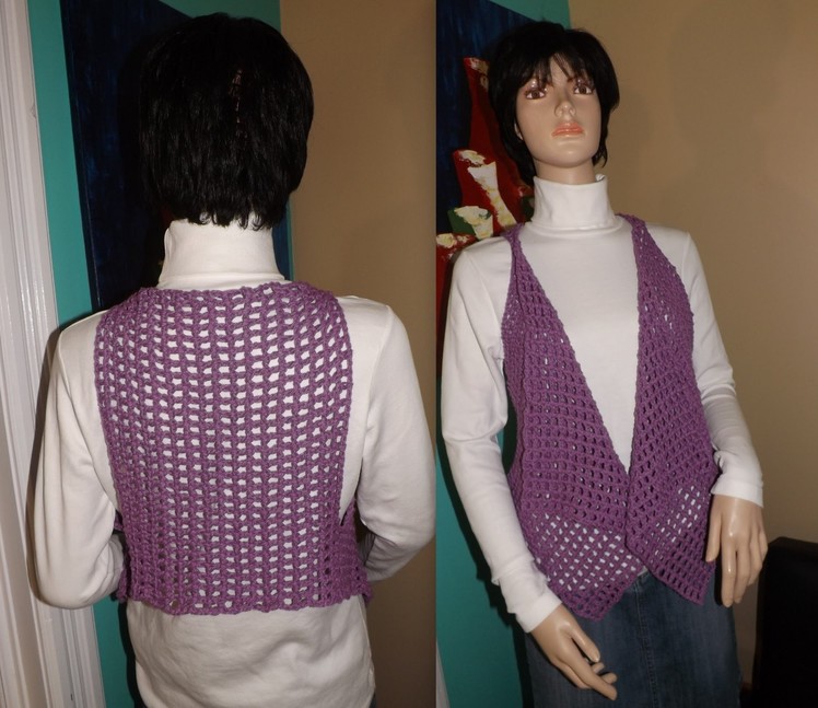 Crochet Vest Or Bolero For Beginners