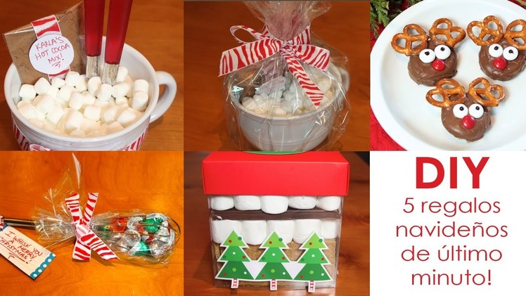 DIY- 5 last minute christmas gifts & treats!