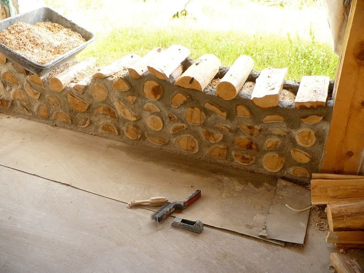 DIY cordwood construction - Semi tutorial