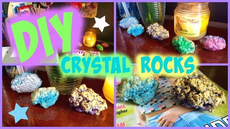 DIY: Crystal Rocks - Easy Craft!