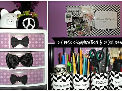 DIY Desk Organization & Decor Ideas!