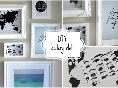 DIY Gallery Wall | DIY Room Decor