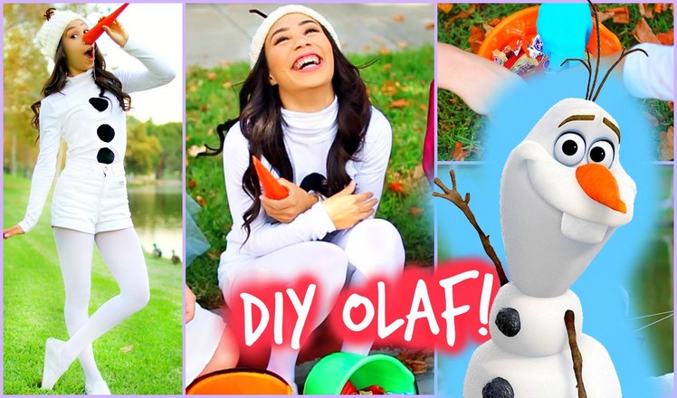 DIY Olaf - Frozen Halloween Costume! Easy and Affordable!