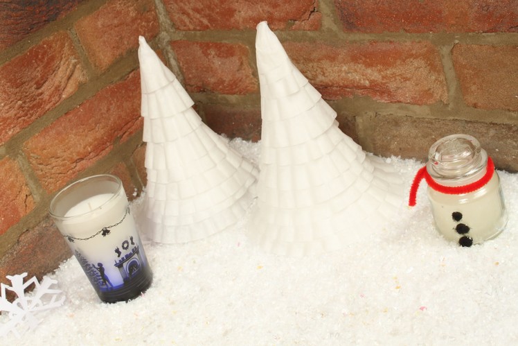 DIY - Paper christmas Tree - Coffee Filter Crafts