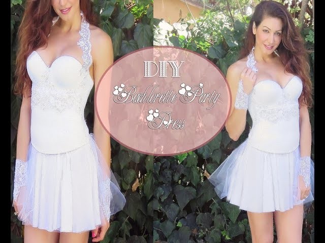 DIY VIDEO "How to Make a Bachelorette Party Dress" Beginner level