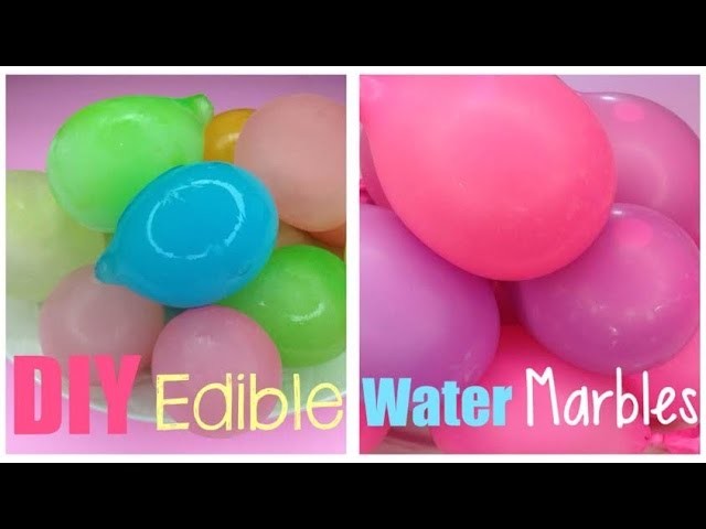 DIY Water Marbles You Can Eat