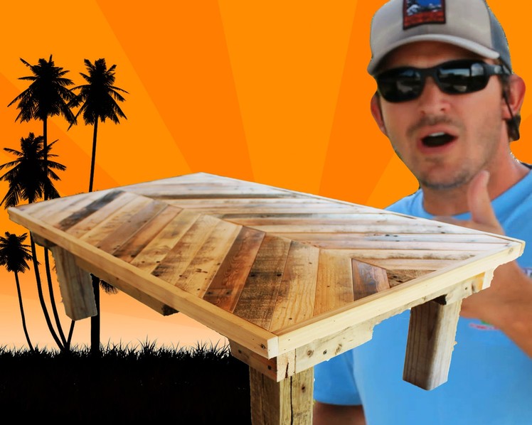 How to Build a Coffee Table out of Pallet Wood: Project 5 Paint.Distress.Antique Furniture