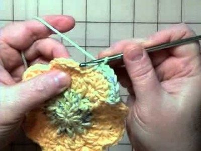 How to Crochet Springtime Coasters-Part Five