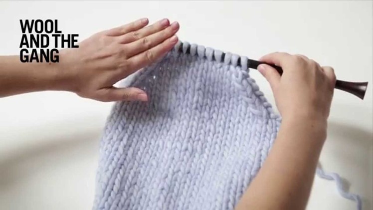 How to Decrease Stitches in Knitting (Right Leaning)