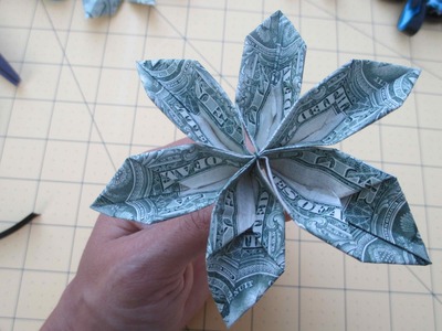 How to Make a Money Origami Flower