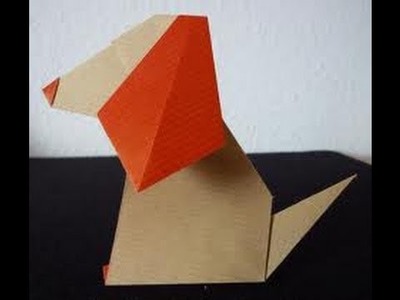 How To Make An Origami Nodding Dog (HD)