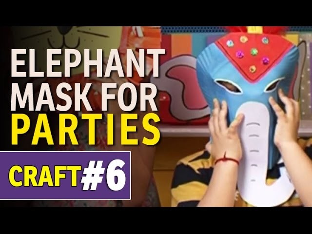 How to Make Animal Paper Plate Party Mask - DIY Art and Craft Ideas (Hindi Tutorials)