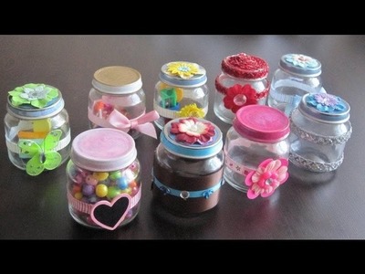 How to make decorative gift containers out of recycled baby food jars - Recycling - EP