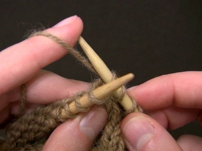 Knit Stitch - Continental Style