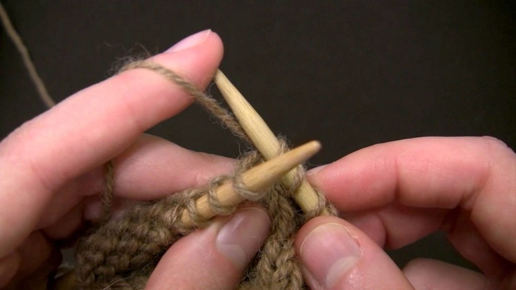 Knit Stitch - Continental Style