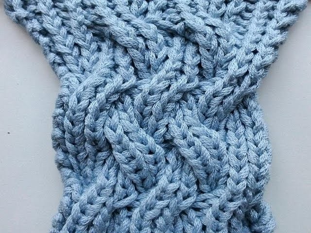 Knit with eliZZZa * Knitting Stitch * Fake Entrelac reversible