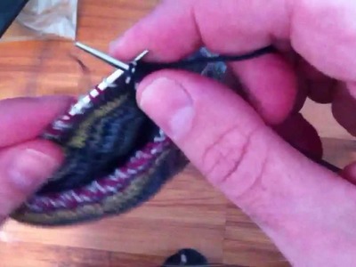 Knitting Socks in the Round with Two Cable Needles