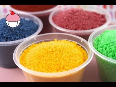 Make DIY Sugar Sprinkles for Cakes and Cupcakes! A Cupcake Addiction How To Tutorial