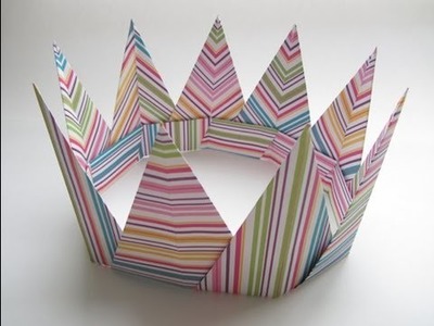 Origami Modular Spiky Crown