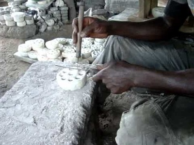 Part 1. Making Translucent Recycled Glass Beads - Koforidua, Ghana