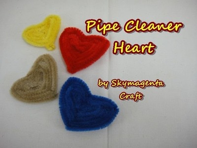 Pipe Cleaner Craft - Heart - EASY