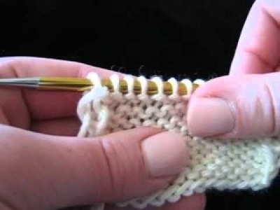 Recognizing a Knit or Purl Stitch