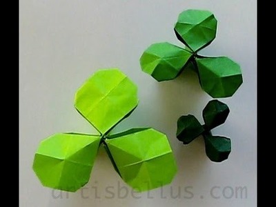 St. Patrick's Day - Origami Shamrock