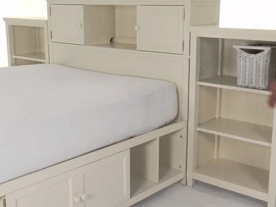 Store and Display with Style with the Teen Beadboard Tower Bed Set from PBteen | PBteen