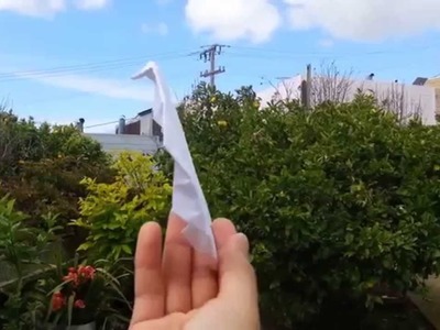 Testing New Paper Plane: Flying Disc (Alien UFO)