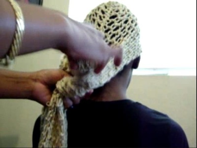 The Crochet Chronicles with Cafe Crochet Designs - How to tie the "Soulchild" Head Wrap tutorial