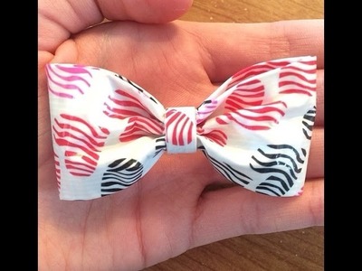 Tutorial: How To Make A Duct Tape Hair Bow