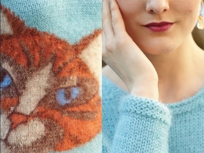 #25 Mohair Cat Pullover, Vogue Knitting Early Fall 2013