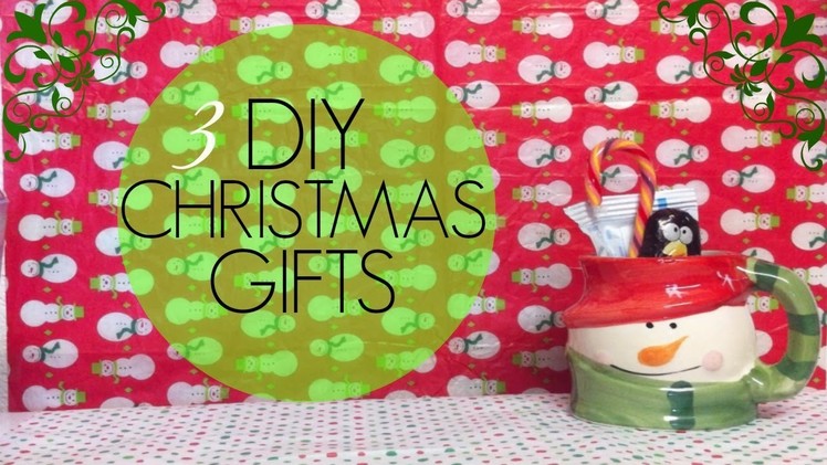 3 Last Minute DIY Christmas Gifts!