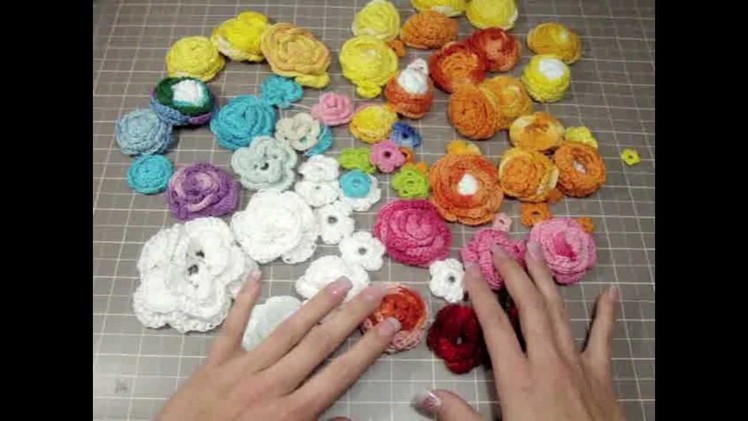 Beautiful Crochet Flowers Gift from (Esterlyn275)