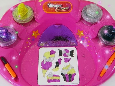 Blingles Glimmer Glam Styler Studio | Easy DIY Decorate Your Own Sparkly Glitter Stickers!