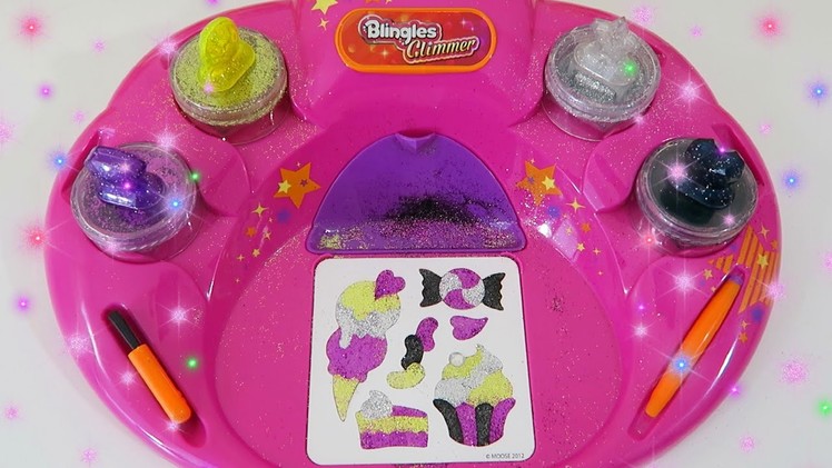 Blingles Glimmer Glam Styler Studio | Easy DIY Decorate Your Own Sparkly Glitter Stickers!