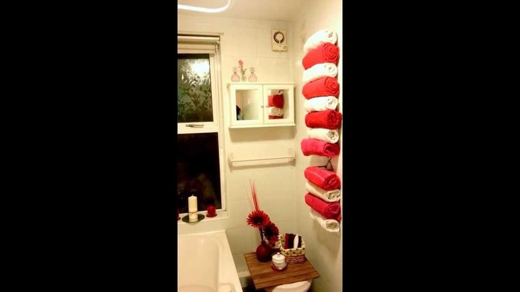 Cheap diy bathroom storage. organise idea