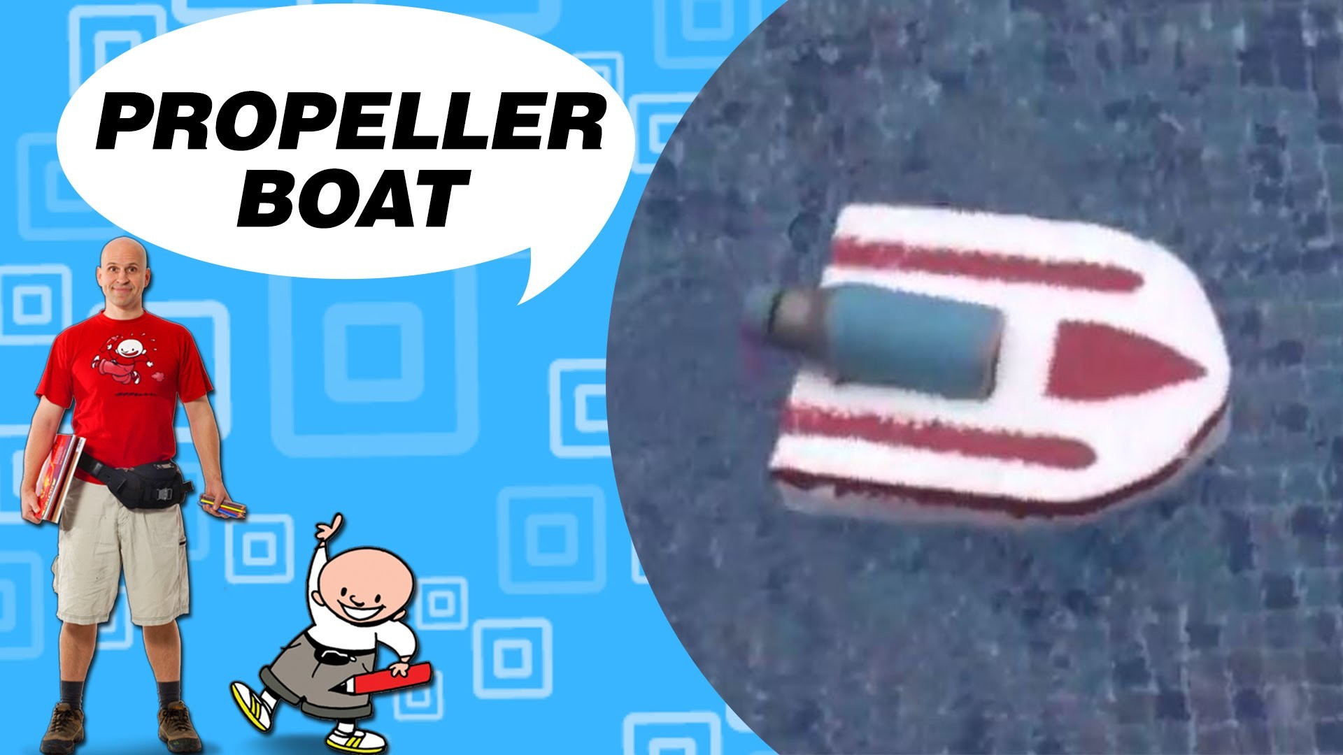 Crafts Ideas for Kids Propeller Boat, DIY on BoxYourSelf