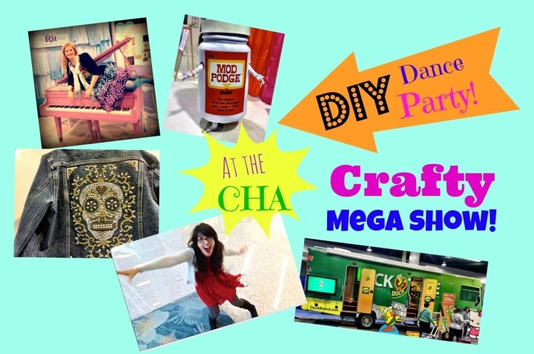 Crafty Dance Party (a peek inside the craft mega show) and Rit dye giveaway winner announced!
