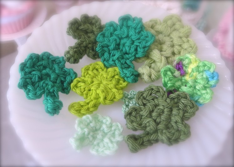 Crochet A Lucky Four Leaf Clover Very Easy
