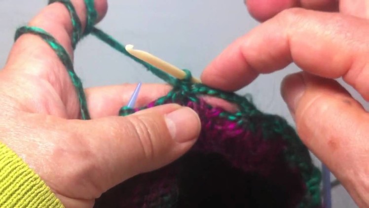 Crochet picot edge bind off Part 1