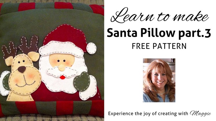 Crochet Santa Pillow FREE Pattern - Part 3