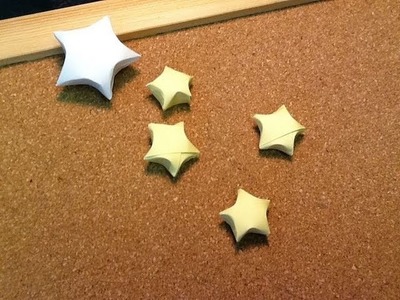 Daily Origami: 394 - Lucky Stars (Tanabata)