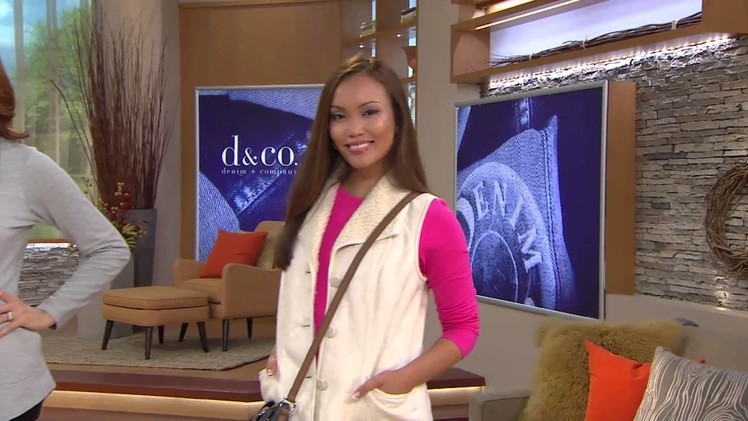 Denim & Co. Active Petite French Terry Tunic with Mary Beth Roe